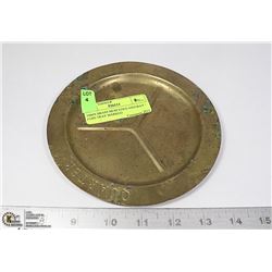 1960'S BRASS MERCEDES ASHTRAY / COIN TRAY MARKED