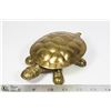 Image 1 : SOLID BRASS TURTLE ASHTRAY