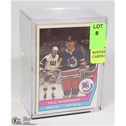 ROUGHLY 100 VINTAGE HOCKEY CARDS P. HENDERSON