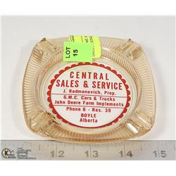 JOHN DEERE ASHTRAY 1 DIGIT PHONE # BOYLE