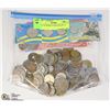 Image 1 : LOT OF WORLD COINS AND BILLS