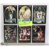 Image 1 : 6 RARE COLLECTIBLE MICHAEL JORDAN NBA CARDS