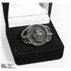 Image 1 : NEW MEN'S SKULL RING SURROUNDED BY