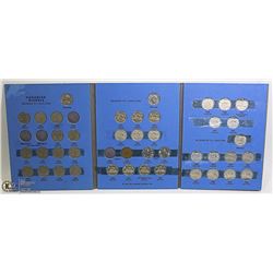 PARTIAL SET OF 1922-1960 FIVE CENT COINS