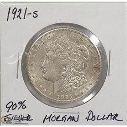 1921-S MORGAN SILVER DOLLAR