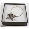 Image 1 : .925 SILVER BRACELET & .925 SILVER BROACH -