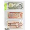Image 1 : SHEET OF COLLECTIBLE CANADIAN BILLS -