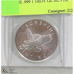 SUNSHINE .999 1 TROY OZ SILVER COIN