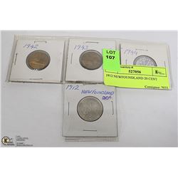 1912 NEWFOUNDLAND 20 CENT