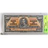 Image 1 : CANADIAN 1937 $50 BILL
