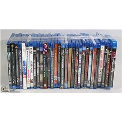 30 BLUE RAY DVDS