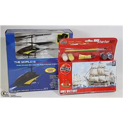 NEW REMOTE HELICOPTER, NEW SHIP MODEL, NEW REMOTE