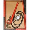 Image 1 : RIDGID 24 INCH HEAVY DUTY WRENCH AND TROUBLE LIGHT