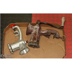 VINTAGE ALEXANDER MEAT GRINDER & ALFA GRINDER