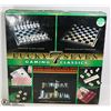 Image 1 : CLASSIC 7 IN 1 BOARD GAMES SET - NEVER OPENED