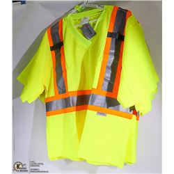 LOT OF 4 NEW CONDOR REFLECTIVE SAFETY T-SHIRTS.