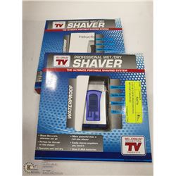 LOT OF 2 NEW PROFESSIONAL WET/DRY SHAVERS