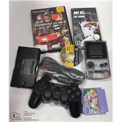 FLAT OF PS WIRELESS CONTROLLER,NINTENDO DS.