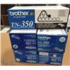 Image 1 : LOT OF 5 BROTHER TN-350 TONER CARTRIDGES