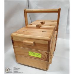 JEWELLERY / SEWING CASE 8" X 16" X 9"