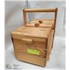 Image 1 : JEWELLERY / SEWING CASE 8" X 16" X 9"