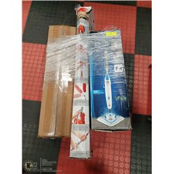 LOT OF 2 STEAM MOPS AND 14' EXTENDABLE DUSTER