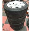Image 1 : 4 BMW RIMS AND TIRES  205/55R16