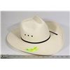 Image 1 : MENS L/XL "LAMMLES" COWBOY HAT - CREAM