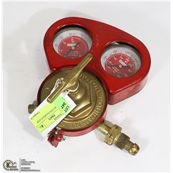 VICTOR ACETYLENE REGULATOR (RED).