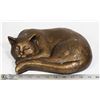 Image 1 : AUSTIN PROD 1971 HEAVY DURASTONE CAT SCULPTURE