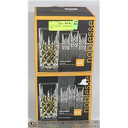 SET OF 2 BOXES OF 4 NEW NOBLESSE LONG
