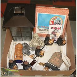 LARGE BOX OF ASIAN AND BUDDHA THEMED