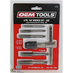 NEW OEMTOOLS 6 PC TAP WRENCH SET - SAE
