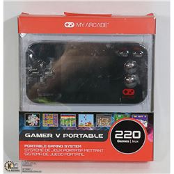 MY ARCADE GO GAMER PORTABLE V CONSOLE 220 GAMES