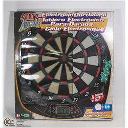 STATS ARCADE ELERONIC DART BOARD GAME IN BOX