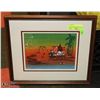 Image 1 : 14" X 16" FRAMED ASIAN ART PRINT