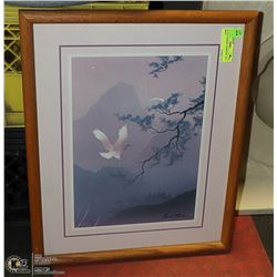 18" X 22" FRAMED "HARMONY" ART PRINT
