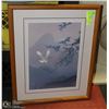 Image 1 : 18" X 22" FRAMED "HARMONY" ART PRINT