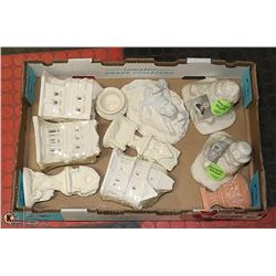 LARGE FLAT W/ NEW "CRAFTIME" PAINTABLE