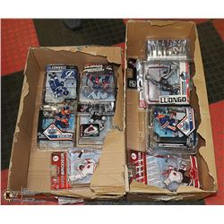 2 BOXES OF ASSORTED HOCKEY FIGURES