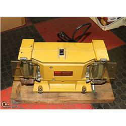 HEAVY DUTY SHOPMATE 6" BENCH GRINDER 6.5 AMPS