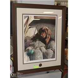 "ROOKIE-CHOCOLATE LAB" BY JOHN ELDRIDGE 29 X 36