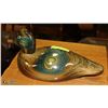Image 1 : WOOD DUCK STAINED & LAQUERED 14" LONG