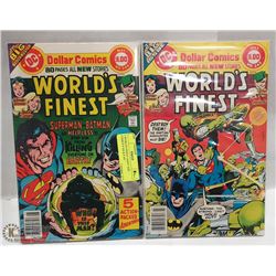 2 WORLD'S FINEST GIANT SIZE COMICS # 244 & # 245