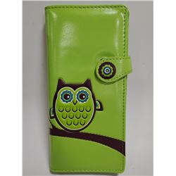 NEW GREEN OWL WALLET BY SHAG WEAR