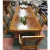 Image 2 : ASHLEY DINING TABLE 72" X 110" WITH 8 CHAIRS
