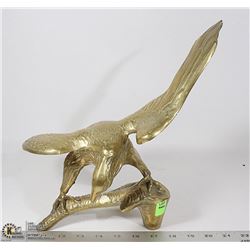 BRASS EAGLE ORNAMENT 10" TALL