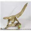 Image 1 : BRASS EAGLE ORNAMENT 10" TALL