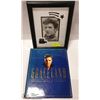 Image 1 : HARDCOVER ELVIS BOOK & FRAMED PICTURE
