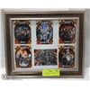 Image 1 : LT. EDITION KISS FRAMED RECORD ALBUM CARDS
